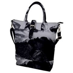 Whales Dream Buckle Top Tote Bag by goljakoff