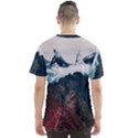 Blue whale in the clouds Men s Sport Mesh Tee View2