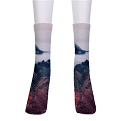 Blue Whale In The Clouds Men s Crew Socks by goljakoff