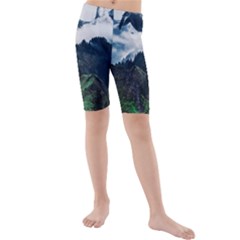 Whales Peak Kids  Mid Length Swim Shorts by goljakoff