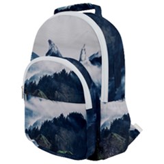 Whales Peak Rounded Multi Pocket Backpack by goljakoff