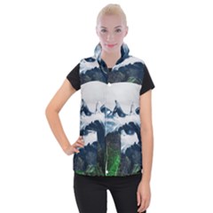 Whales Peak Women s Button Up Vest by goljakoff