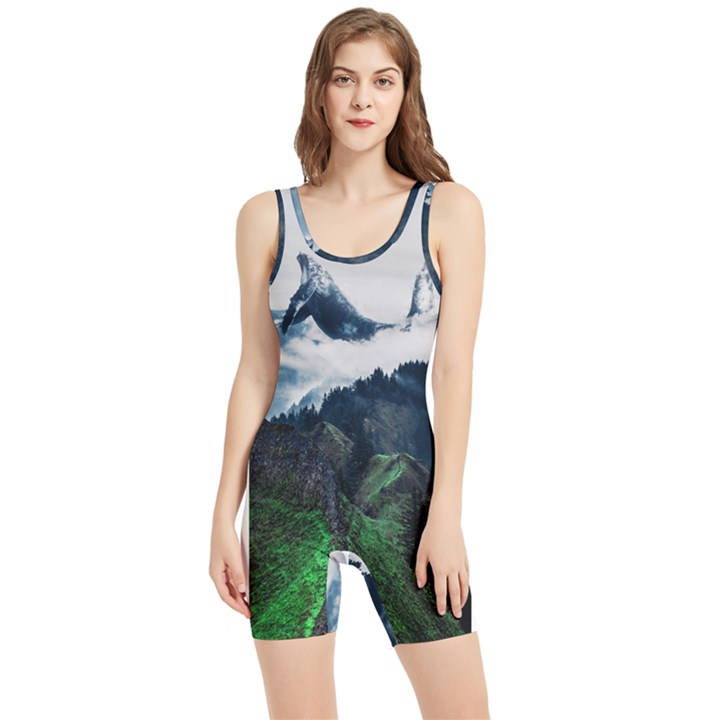 Whales peak Women s Wrestling Singlet