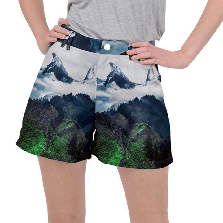 Whales peak Ripstop Shorts