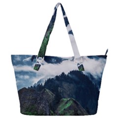 Whales Peak Full Print Shoulder Bag by goljakoff