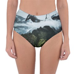 Whale Lands Reversible High-waist Bikini Bottoms by goljakoff