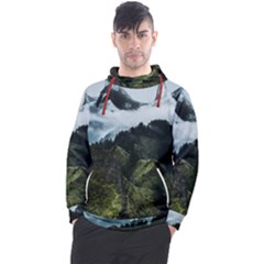 Whale Lands Men s Pullover Hoodie by goljakoff