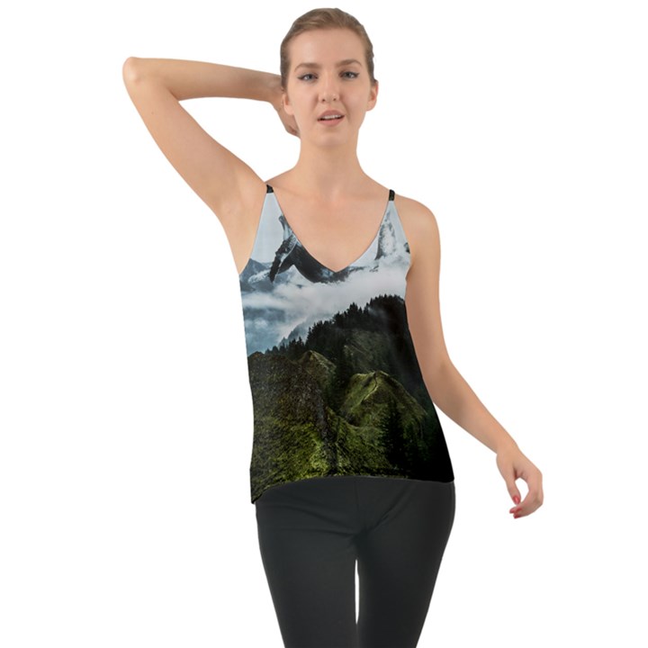 Whale lands Chiffon Cami