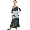 Whale lands Kids  Quarter Sleeve Maxi Dress View1