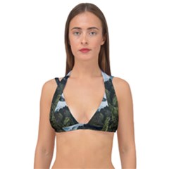 Whale Lands Double Strap Halter Bikini Top by goljakoff