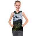 Whale lands Kids  Sleeveless Hoodie View1