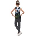 Whale lands Kids  Sleeveless Hoodie View2