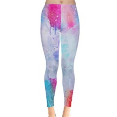 Rainbow Paint Leggings  by goljakoff