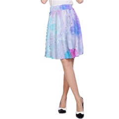 Rainbow Paint A-line Skirt by goljakoff