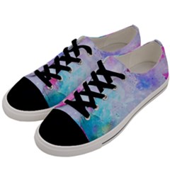 Rainbow Paint Men s Low Top Canvas Sneakers by goljakoff