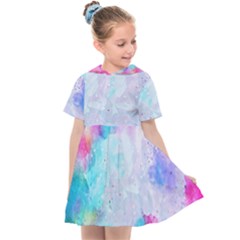 Rainbow Paint Kids  Sailor Dress by goljakoff