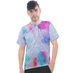 Rainbow Paint Men s Sport Top by goljakoff