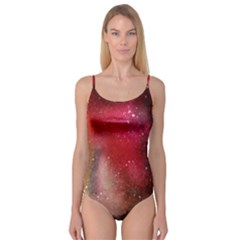 Red And Yellow Drops Camisole Leotard  by goljakoff