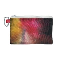 Red And Yellow Drops Canvas Cosmetic Bag (medium) by goljakoff