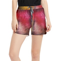 Red And Yellow Drops Runner Shorts by goljakoff