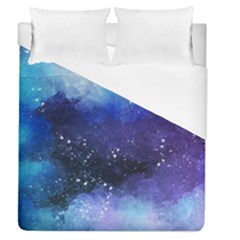 Blue Paint Duvet Cover (queen Size) by goljakoff