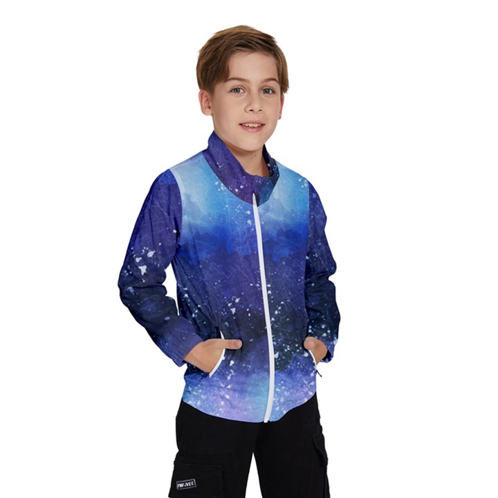 Blue paint Kids  Windbreaker