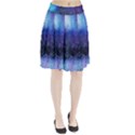 Blue paint Pleated Skirt View1