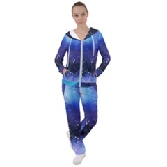 Blue Paint Women s Tracksuit by goljakoff