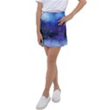 Blue paint Kids  Tennis Skirt View1