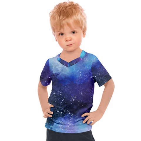 Blue Paint Kids  Sports Tee by goljakoff