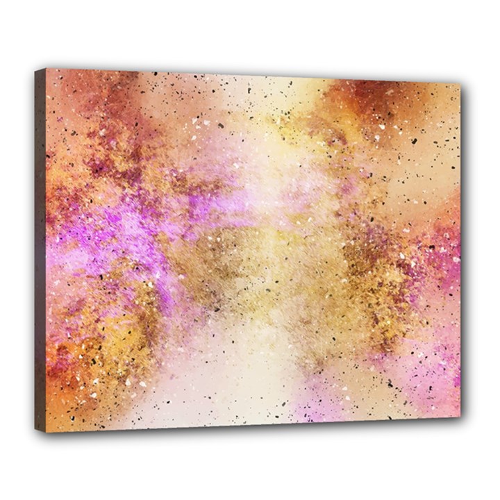 Golden paint Canvas 20  x 16  (Stretched)