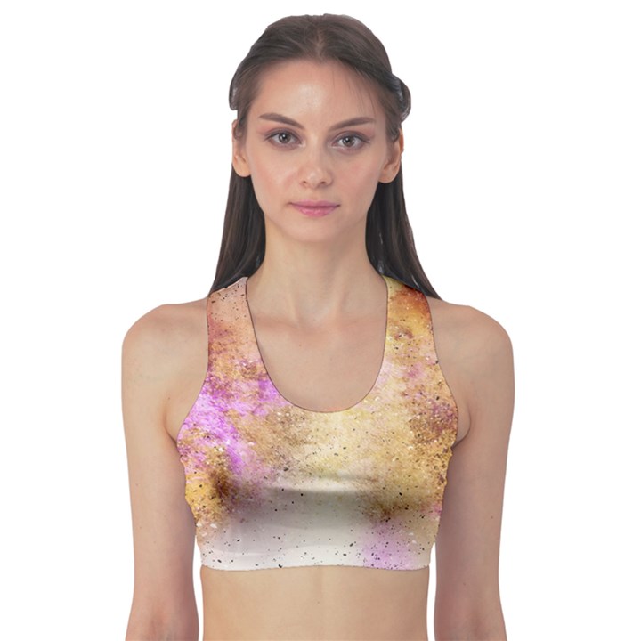 Golden paint Sports Bra