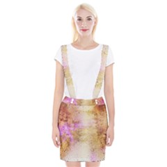 Golden Paint Braces Suspender Skirt by goljakoff