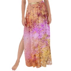 Golden Paint Maxi Chiffon Tie-up Sarong by goljakoff