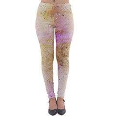 Golden Paint Lightweight Velour Leggings by goljakoff