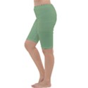 Dark Sea Green Cropped Leggings  View2