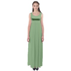 Dark Sea Green Empire Waist Maxi Dress by FabChoice