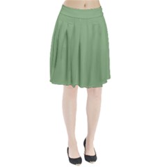 Dark Sea Green Pleated Skirt by FabChoice