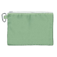 Dark Sea Green Canvas Cosmetic Bag (xl) by FabChoice