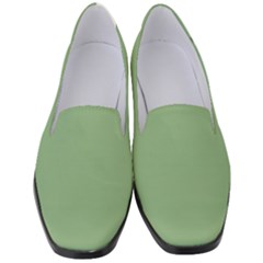 Dark Sea Green Women s Classic Loafer Heels by FabChoice