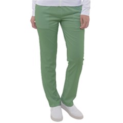 Dark Sea Green Women s Casual Pants by FabChoice