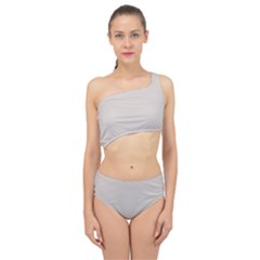 Abalone Grey Spliced Up Two Piece Swimsuit by FabChoice