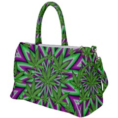 Purple, White, Green, Marijuana, Leaves, Cbdoilprincess  5de76707-e767-40d0-a70d-e7c36407f0a3 Duffel Travel Bag by CBDOilPrincess1