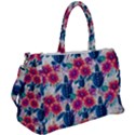 Tropical Flowers Turtles CBDOilPrincess 9a8efa63-1b6b-4226-a85c-858859e581d8 Duffel Travel Bag View2