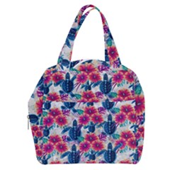 Tropical Flowers Turtles Cbdoilprincess 9a8efa63-1b6b-4226-a85c-858859e581d8 Boxy Hand Bag by CBDOilPrincess1