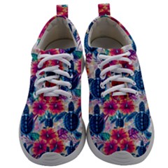 Tropical Flowers Turtles Cbdoilprincess 9a8efa63-1b6b-4226-a85c-858859e581d8 Mens Athletic Shoes by CBDOilPrincess1