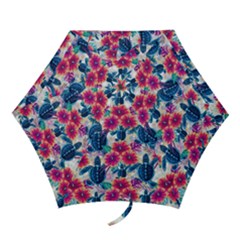 Tropical Flowers Turtles Cbdoilprincess 9a8efa63-1b6b-4226-a85c-858859e581d8 Mini Folding Umbrellas by CBDOilPrincess1