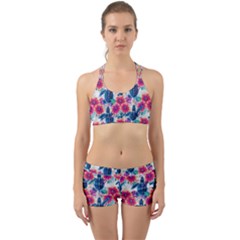 Tropical Flowers Turtles Cbdoilprincess 9a8efa63-1b6b-4226-a85c-858859e581d8 Back Web Gym Set by CBDOilPrincess1