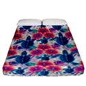 Tropical Flowers Turtles CBDOilPrincess 9a8efa63-1b6b-4226-a85c-858859e581d8 Fitted Sheet (California King Size) View1