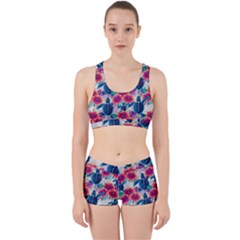 Tropical Flowers Turtles Cbdoilprincess 9a8efa63-1b6b-4226-a85c-858859e581d8 Work It Out Gym Set by CBDOilPrincess1